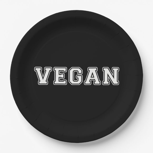 Vegan Paper Plate (Front)