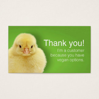 Vegan patron cards (English)