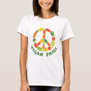 Vegan Peace Produce Pride T-Shirt