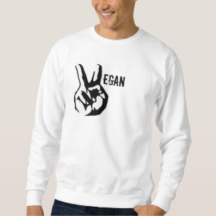 Vegan peace sweatshirt