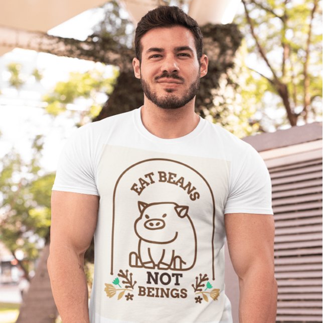 VEGAN PIG T-SHIRTS VEGETARIAN TEES (Creator Uploaded)