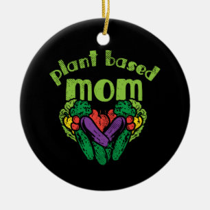 Vegan - Plant Based Mum Ceramic Tree Decoration