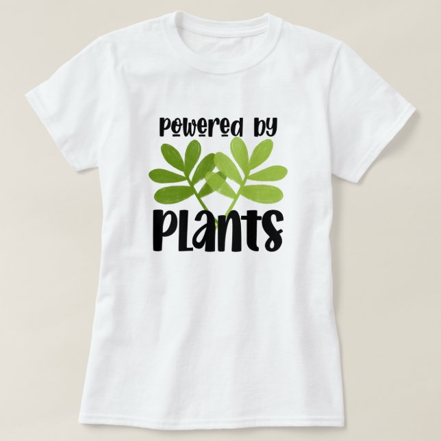 Vegan Plant Based T-Shirt (Design Front)