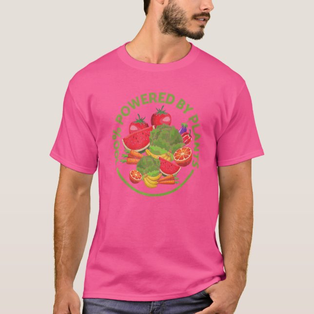 Vegan Plant Based Vegetarian Diet Veganism Veggies T-Shirt (Front)