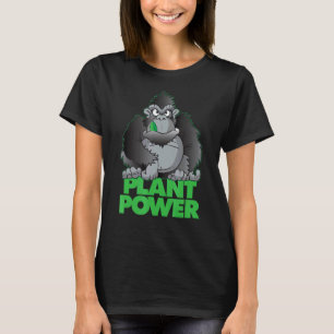 Vegan Plant Power Gorilla Vegetarian T-Shirt