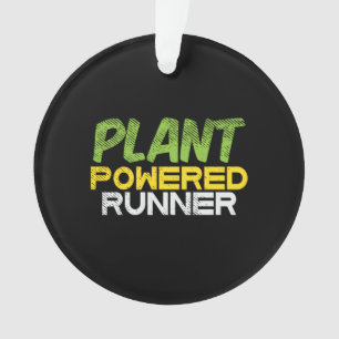 Vegan - Plant Powered Runner Ornament