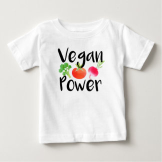 "Vegan Power" baby shirt