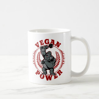Vegan Power Bodybuilder Gorilla Coffee Mug