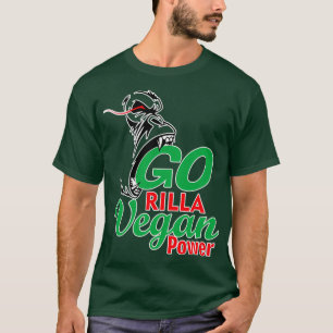 Vegan Power Of Gorilla T-Shirt