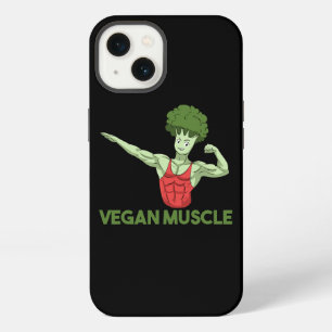 Vegan Power Vegetarian Plant Broccoli Bodybuilding iPhone 13 Case