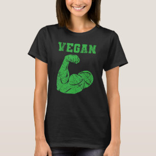 Vegan Power Vegetarian Plant Muscle Bodybuilding W T-Shirt