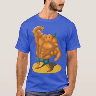 Vegan Power Vegetarian Plant Pumpkin Bodybuilding T-Shirt