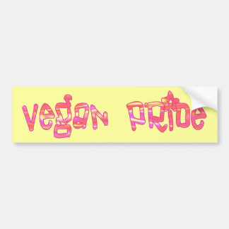 Vegan Pride Bumper Sticker