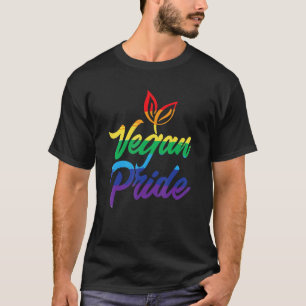 Vegan Pride Gay Lesbian Lgbt Flag Vegetarian T-Shirt