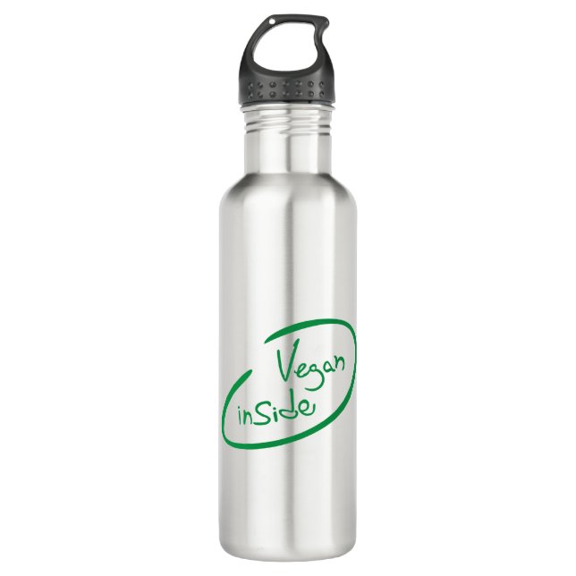 Vegan products 710 ml water bottle (Front)