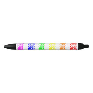 Vegan Rainbow Logo Pen
