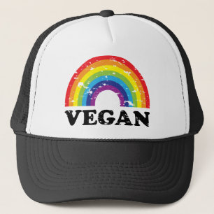 Vegan Rainbow Trucker Hat