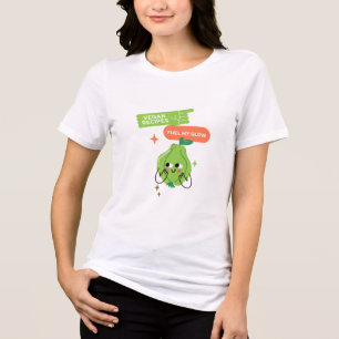 Vegan Recipes Fuel My Glow Vegan Recipe Tri-Blend Shirt