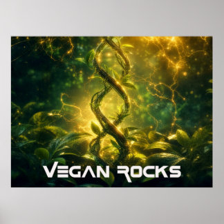 VEGAN ROCKS POSTER