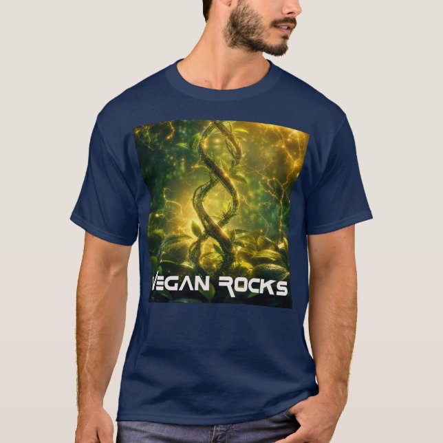 VEGAN ROCKS T-Shirt (Front)