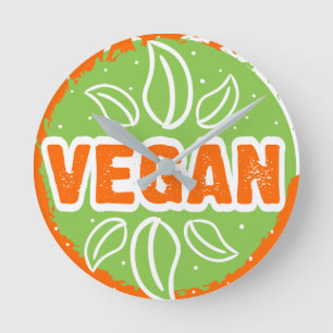 Vegan Round Clock