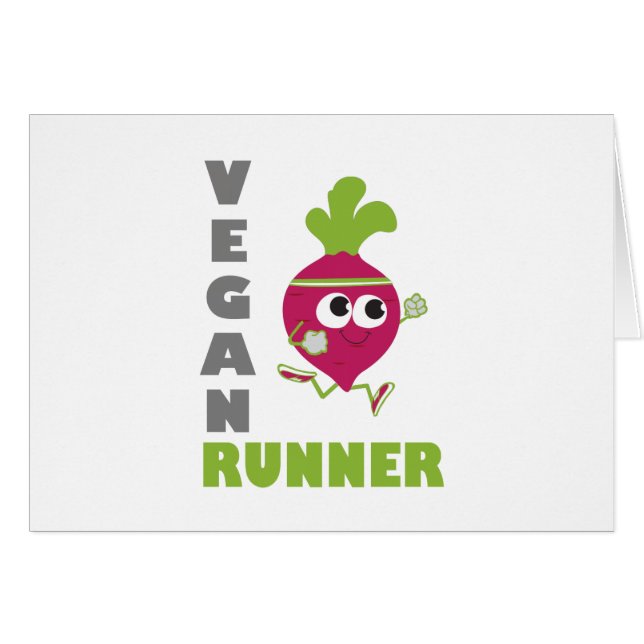 Vegan Runner - Beet (Front Horizontal)
