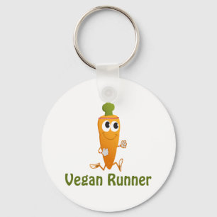 Vegan Runner - Carrot Key Ring