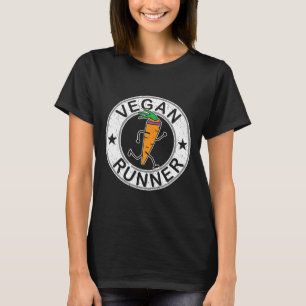 Vegan Runner Plant Powered Athlete Gift T-Shirt