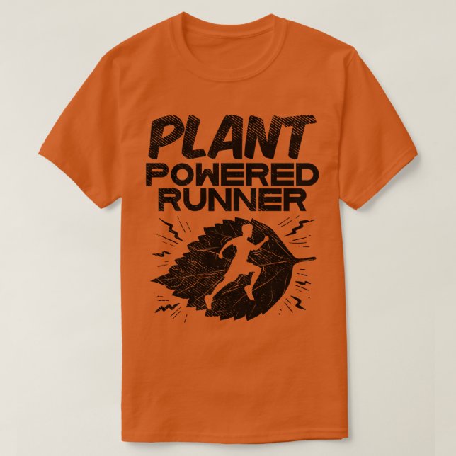 Vegan Runner T-Shirt (Design Front)