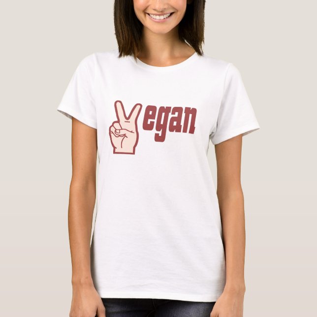 Vegan salute T-Shirt (Front)