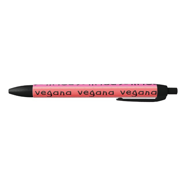 Vegan smile | Vegan smile Black Ink Pen (Bottom)