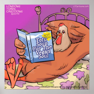 Vegan Soul Funny Poster