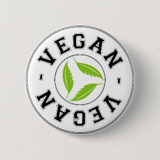 Vegan Sports Logo 6 Cm Round Badge