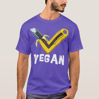 Vegan T Veggie Banana Knife s and Gifts T-Shirt
