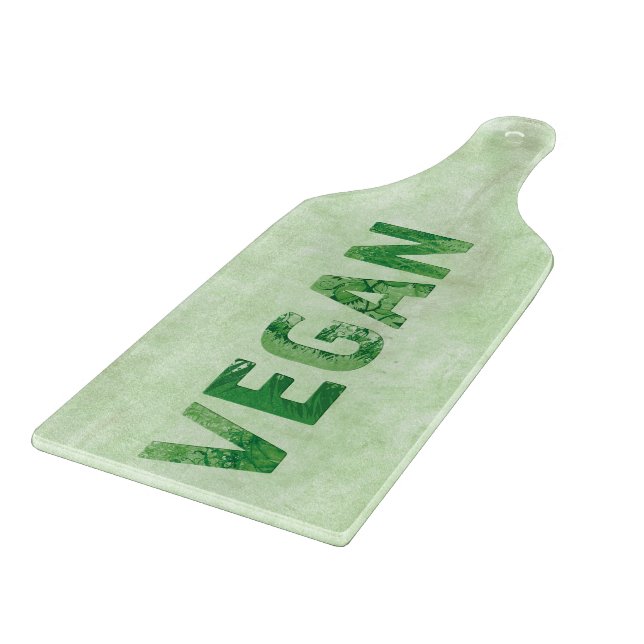 Vegan Text Art Happy quote - forks Cutting Board (Corner)