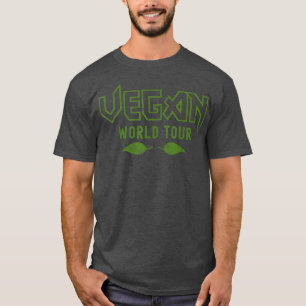 Vegan Tour Rock Concert Style Vintage Retro Funny T-Shirt
