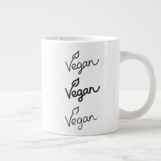 Vegan Typography Bone China Mug