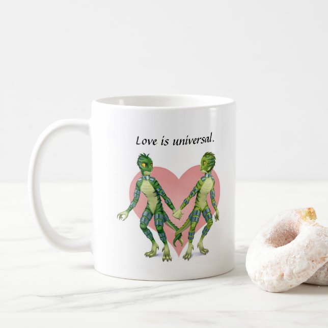 Vegan Valentine's Mug (With Donut)