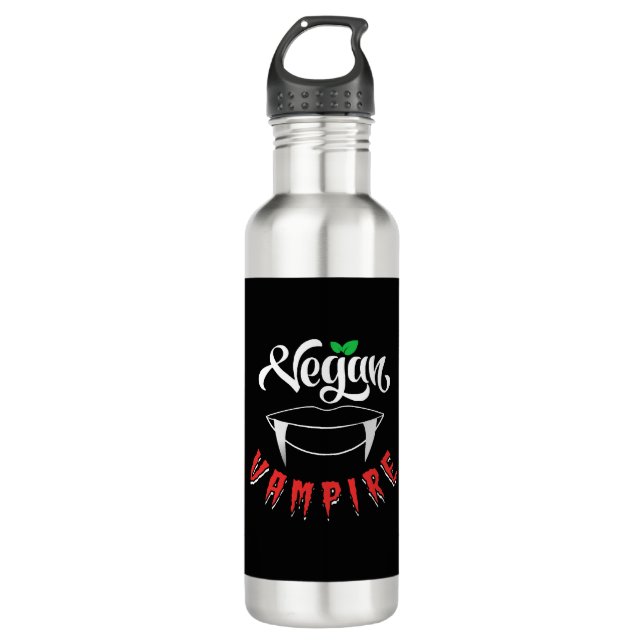 Vegan Vampire 710 Ml Water Bottle (Front)