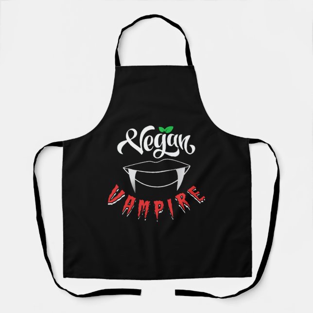 Vegan Vampire Apron (Front)