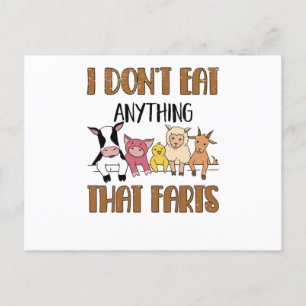 Vegan Veganism Meatlos Vegan Life Postcard