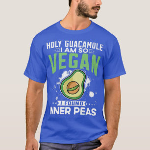 Vegan VegansimHoly Guacamole I am so vegan Avocado T-Shirt