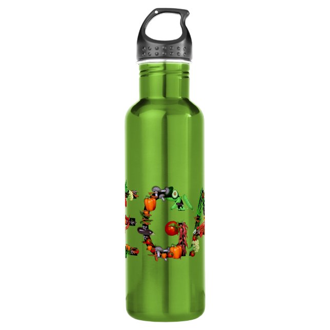Vegan Vegetables 710 Ml Water Bottle (Front)