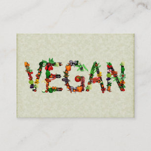 Vegan Vegetables Business Card