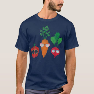 Vegan Vegetables Veggies Vegetarian Veganism Distr T-Shirt