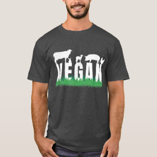 Vegan Vegetarian Animal Rights Climate Change Plan T-Shirt