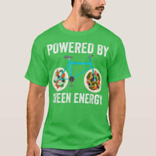 Vegan Vegetarian Bike Wheels Funny Cycling Food T-Shirt