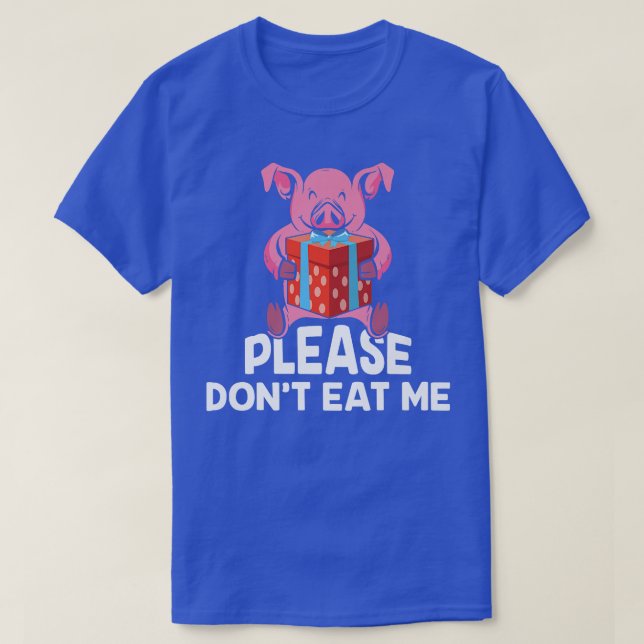 Vegan Vegetarian Fan Veggie Animal Lover Pig Premi T-Shirt (Design Front)