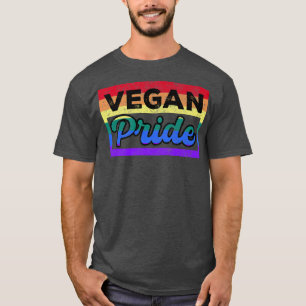 Vegan Vegetarian Food Vegans Plant Based LGBT Vint T-Shirt