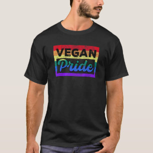 Vegan Vegetarian Food Vegans Plant Based Lgbt Vint T-Shirt